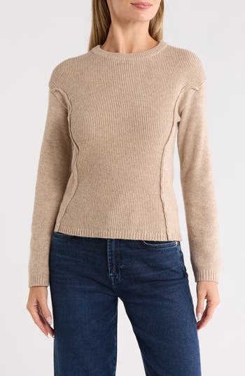 Renee C Crewneck Sweater In Brown