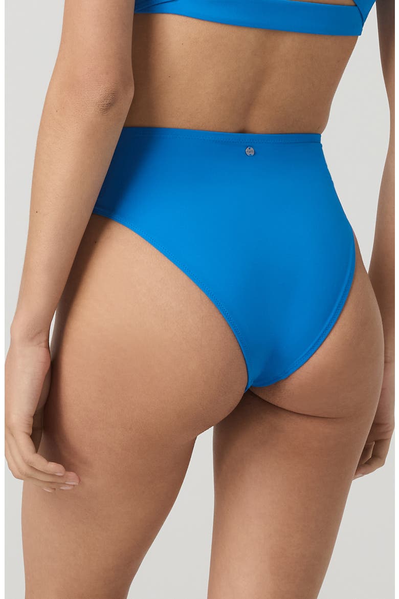 High Waist Bikini Bottoms, Alternate, color, REGATTA BLUE