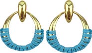 Panacea Wrapped Door Knocker Drop Earrings
