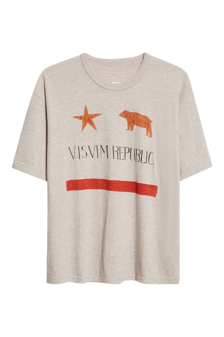 Jumbo Republic Oversize Graphic T-Shirt, Alternate, color, GREY
