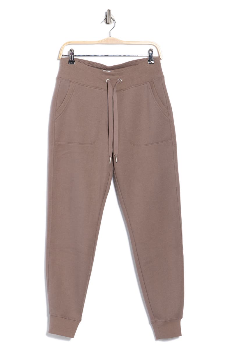 CALVIN KLEIN PERFORMANCE High Waist Relaxed Sweatpants, Alternate, color, Fossil