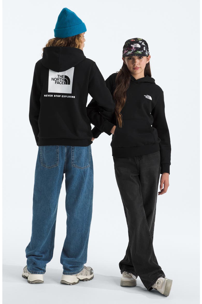 Kids' Evolution Cotton Blend Fleece Hoodie, Alternate, color, TNF BLACK