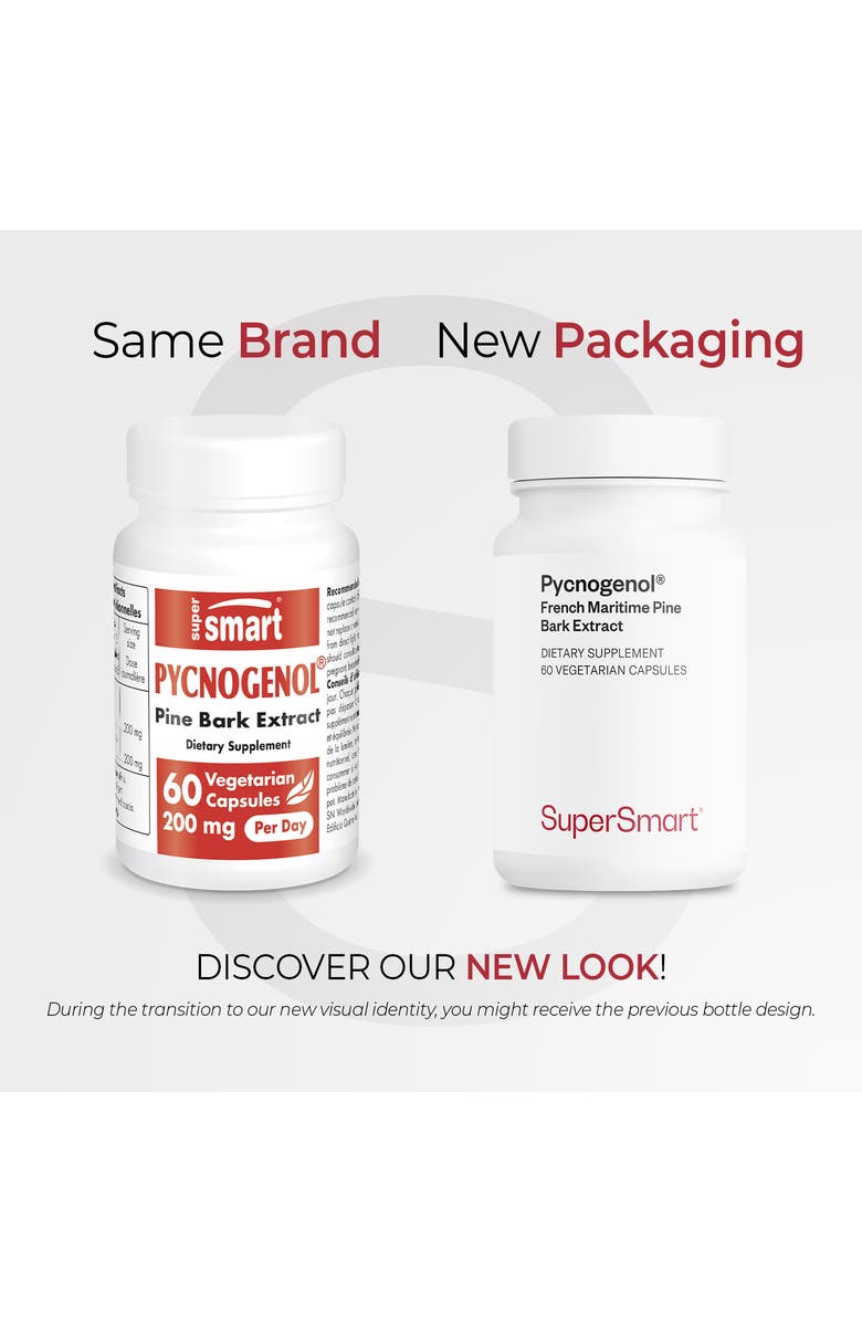 SuperSmart Pycnogenol 200mg per Day, Alternate, color, NO COLOR