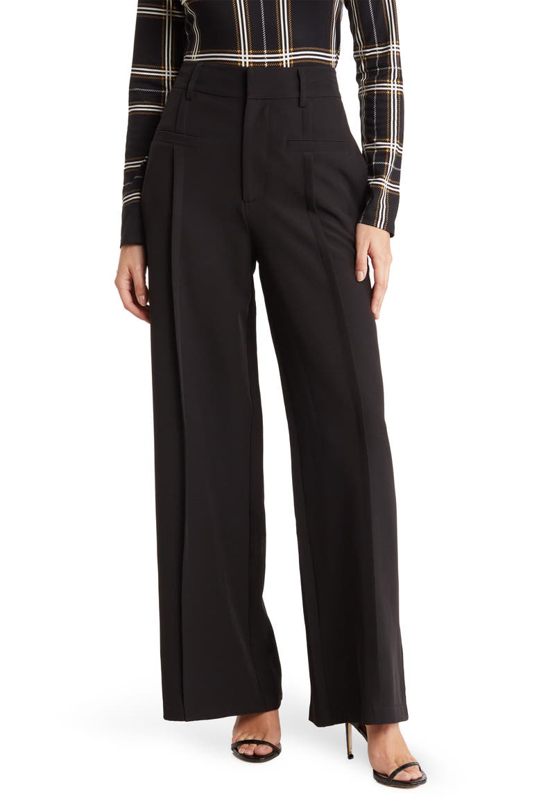 Marcia Wide Leg Pants, Main, color, BLACK