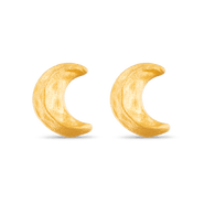 7879 Crescent Moon Stud Earrings