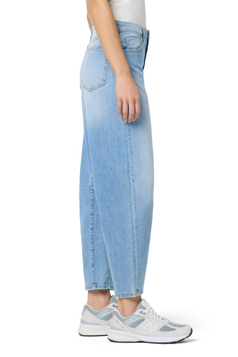 High Waist Ankle Relaxed Barrel Jeans, Alternate, color, LUSITANO
