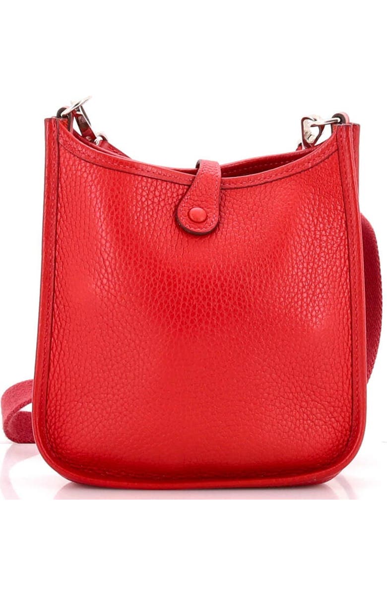 Pre-Owned Hermes Evelyne Bag Gen III Clemence TPM, Alternate, color, Rouge Vif