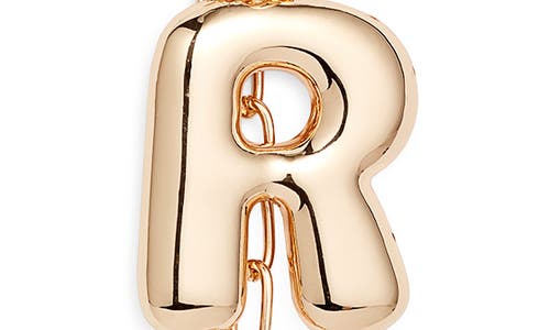 Chelsea28 Bubble Letter Bag Charm In Gold
