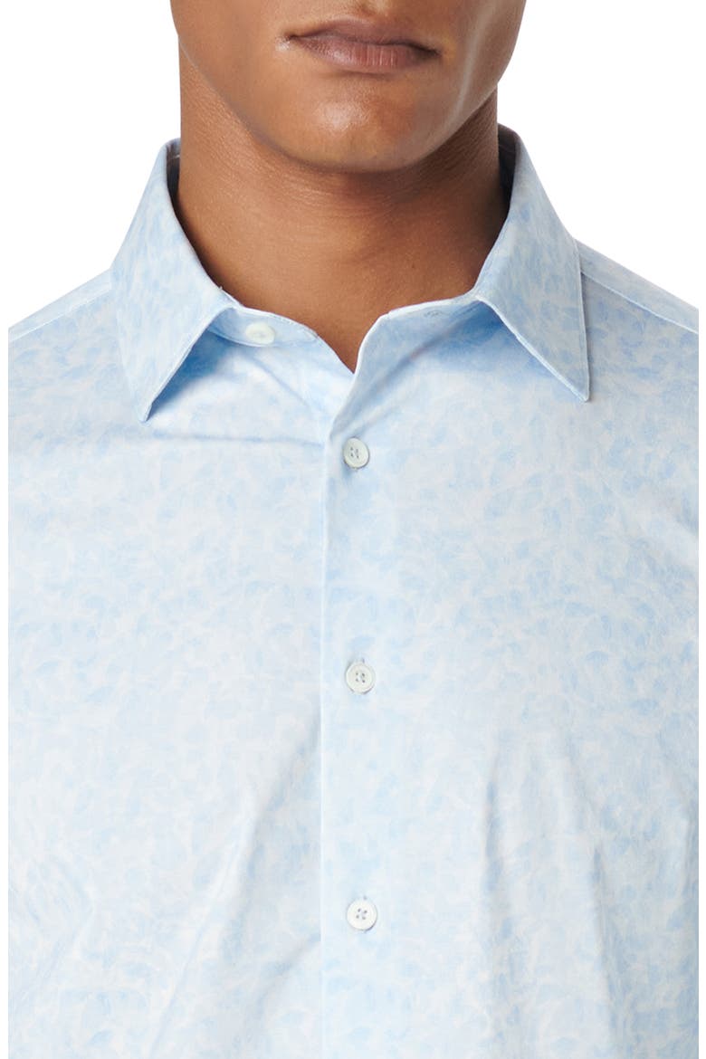 James OoohCotton® Abstract Print Button-Up Shirt, Alternate, color, SKY