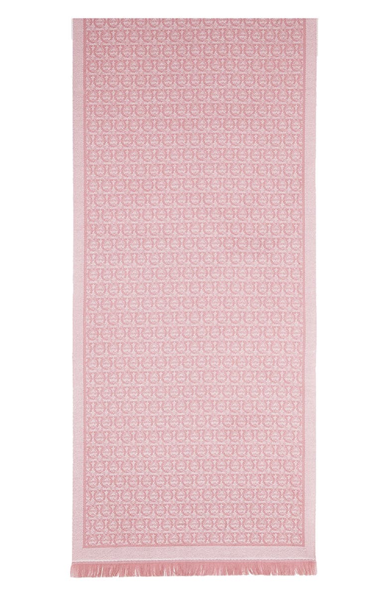 FERRAGAMO Gancini Wool Scarf, Main, color, 