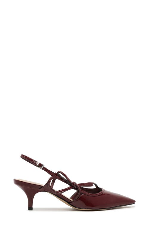 Arezzo Tessa Pointed Toe Slingback Pump In Multi