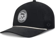 FANATICS Men's Fanatics Black Pittsburgh Penguins Front Office Performance A-Frame Adjustable Hat