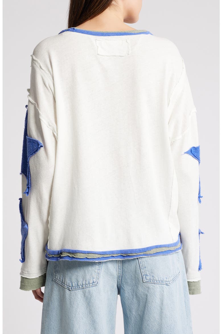 You're a Star Cotton Knit Top, Alternate, color, SNOWNG COMBO