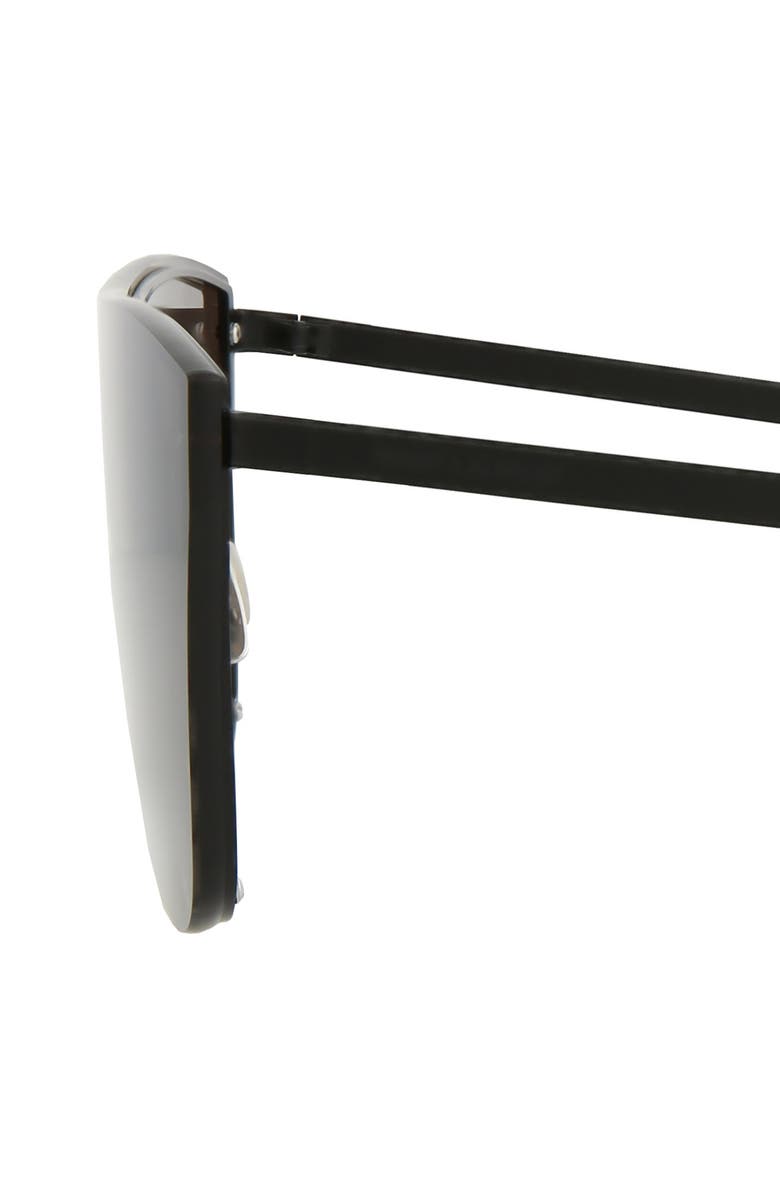 Saint Laurent 99mm Shield Sunglasses, Alternate, color,