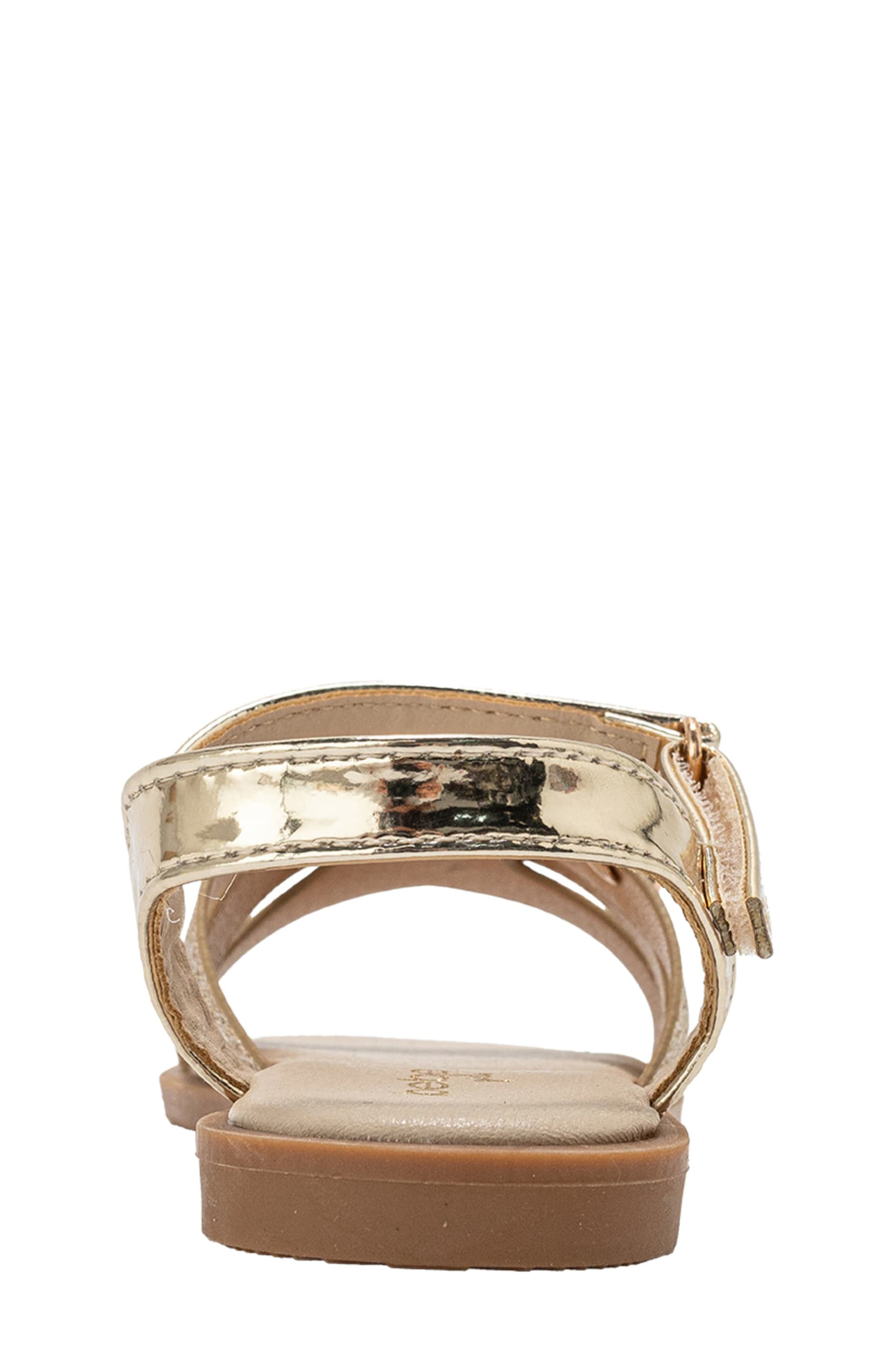 bebe Shimmer Sandal, Alternate, color, 