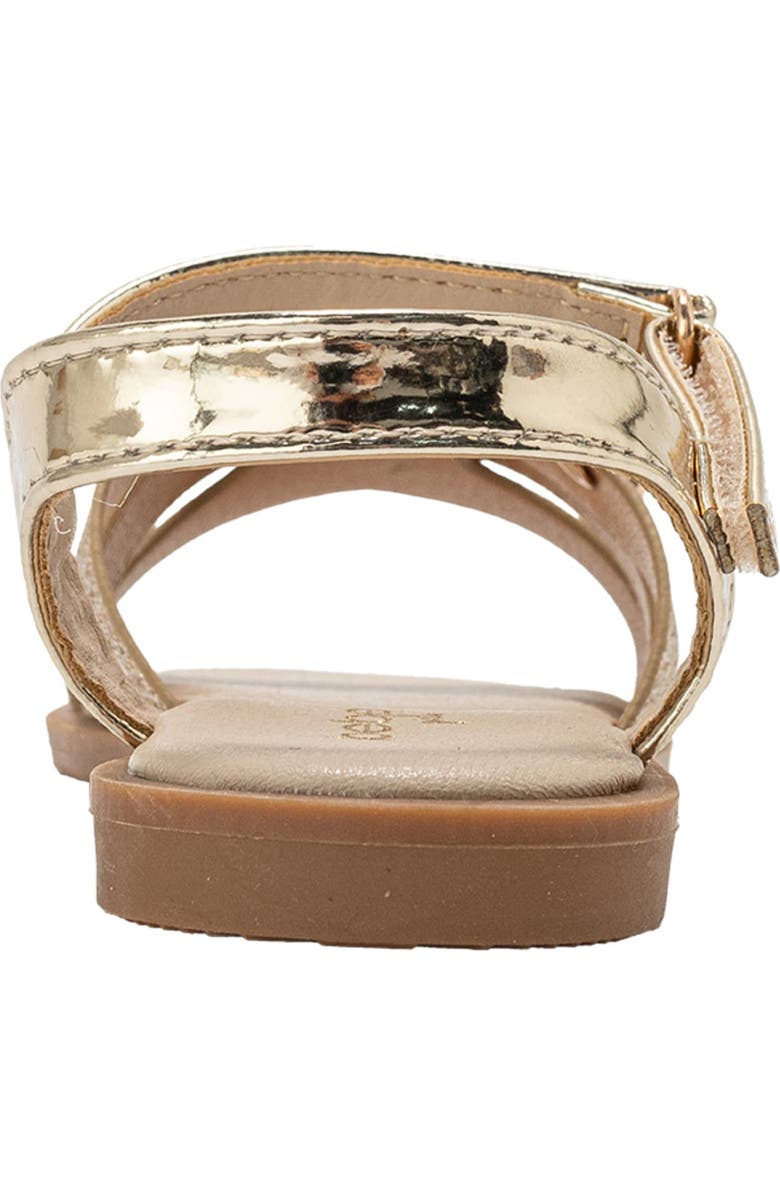 bebe Shimmer Sandal, Alternate, color,