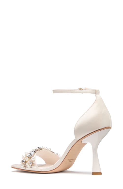 Kate Spade New York Treasure Ankle Strap Sandal In Cream.