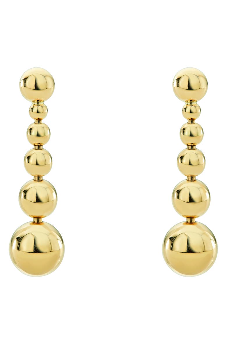 LAGOS Caviar Ball Drop Dangle Earrings, Alternate, color, Gold