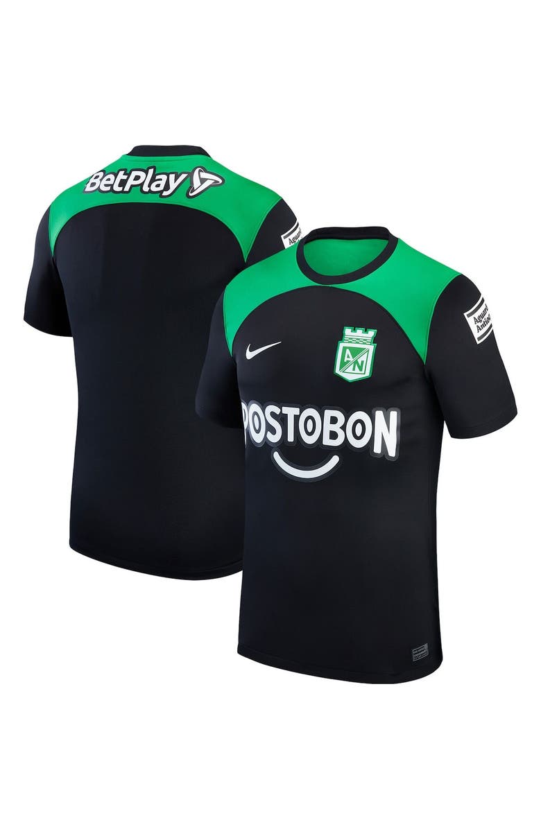 Nike Men's Nike Black Atlético Nacional Away Replica Jersey, Main, color,