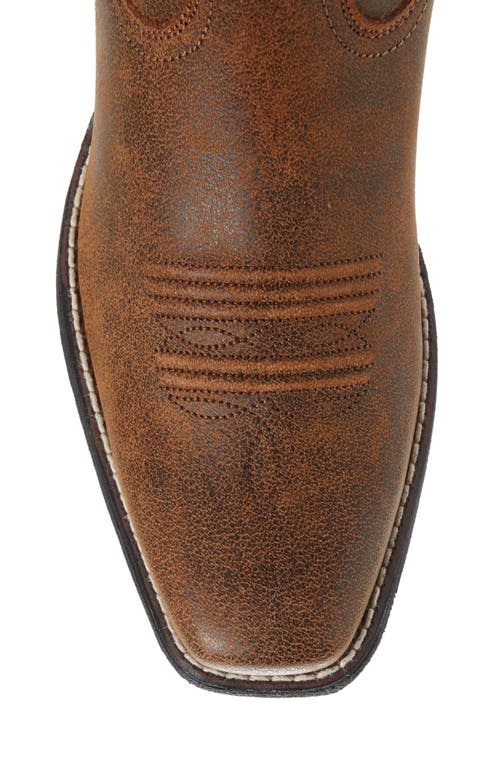Ariat Roundup Western Boot In Brown
