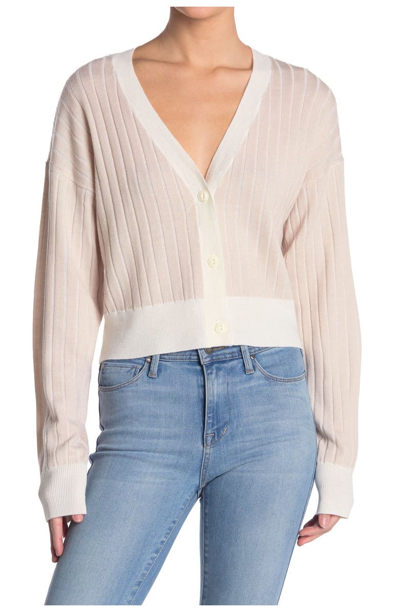 rag & bone Dallyce Crop Cardigan, Main, color,