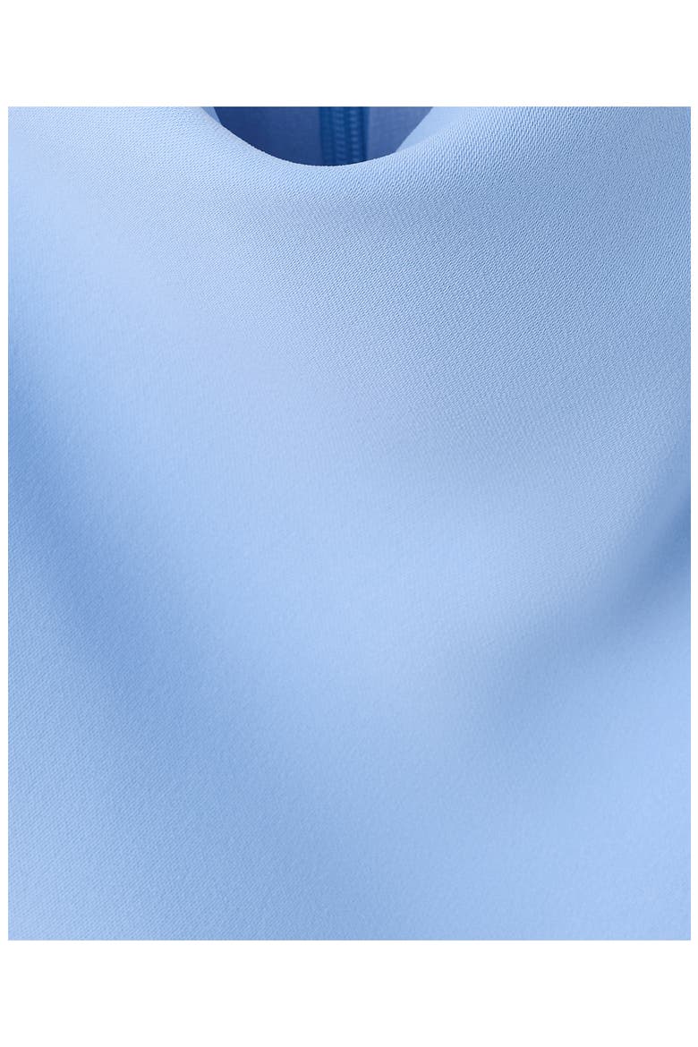 Ruched Sleeveless Midi Dress, Alternate, color, SKY BLUE
