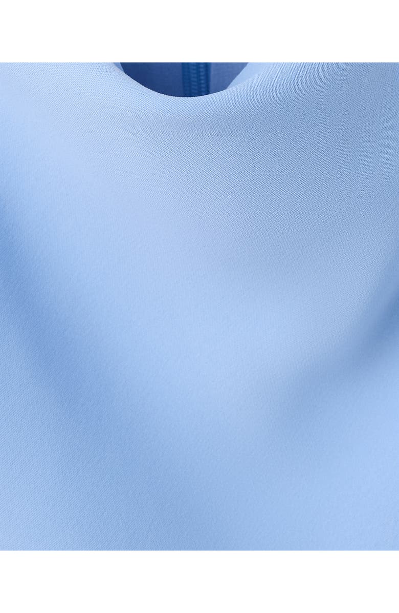 MANGO Ruched Sleeveless Midi Dress, Alternate, color, 