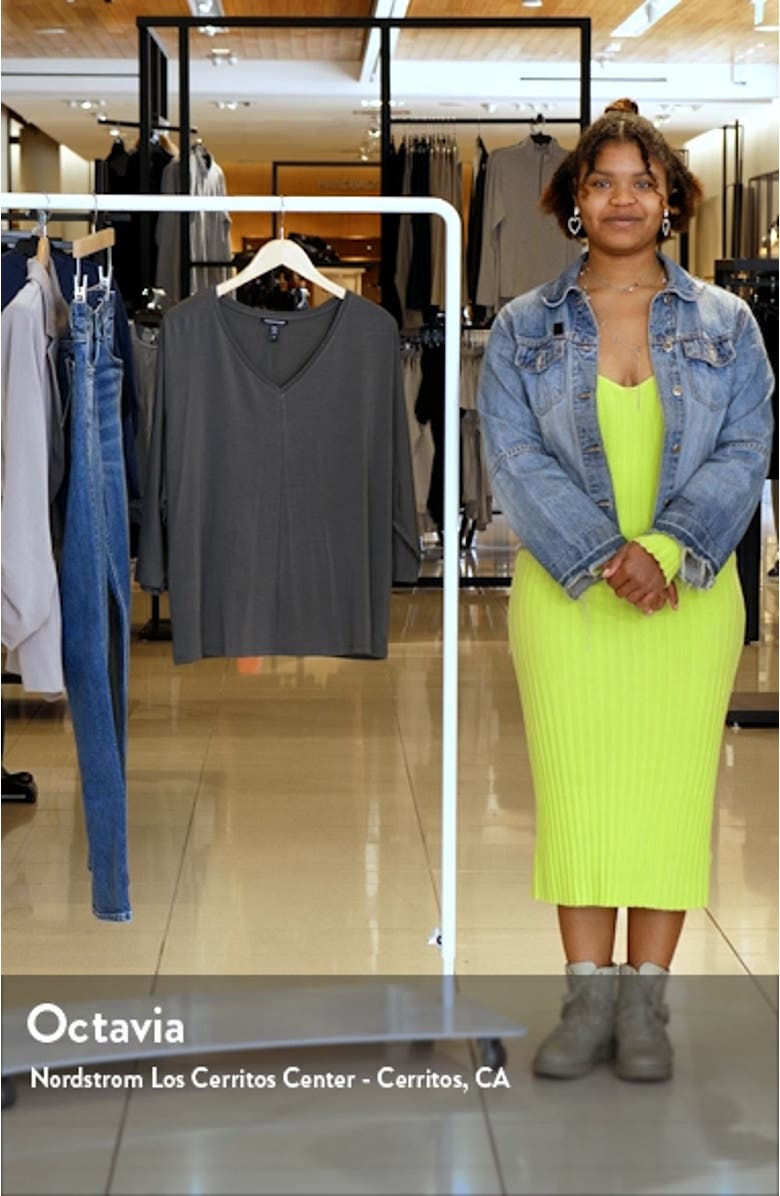 V-Neck Three-Quarter Sleeve Top, sales video thumbnail