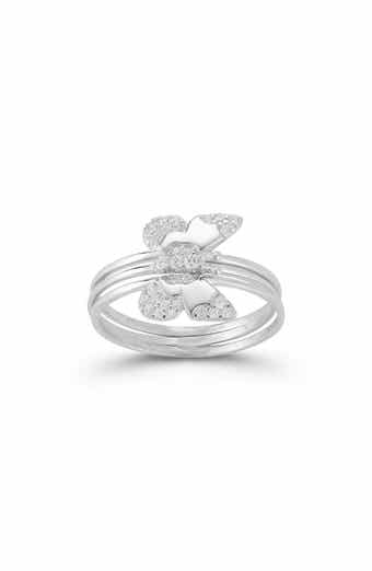 Butterfly Set of 3 Stackable Rings