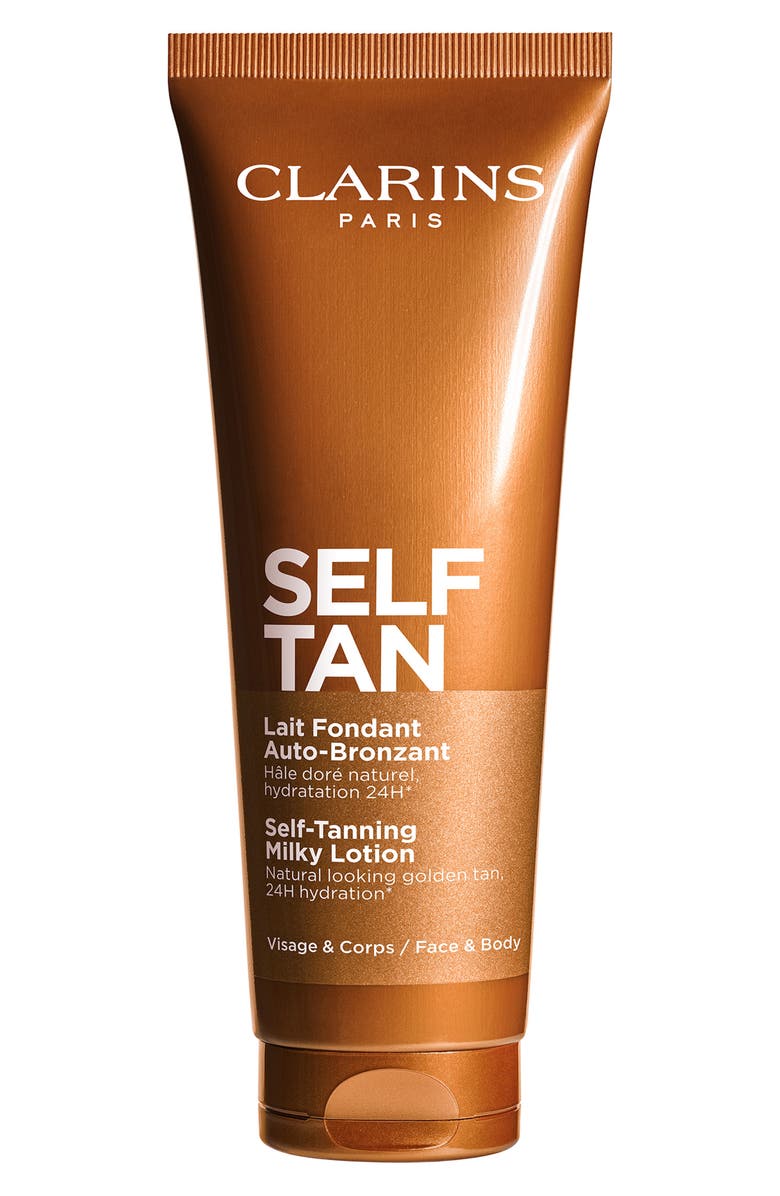 Clarins Self Tan Milky Lotion, Main, color, 