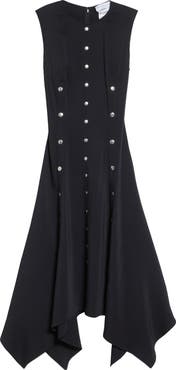 Stella McCartney Snapped Handkerchief Hem Dress