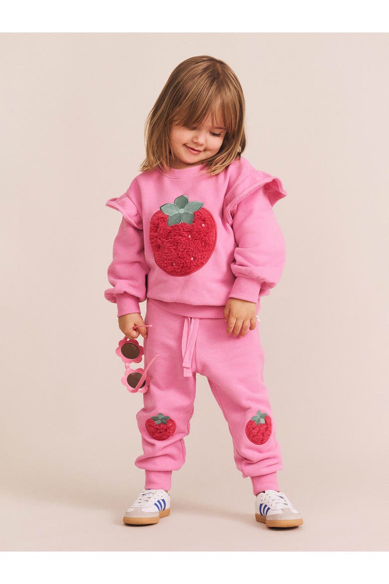 Very Berry Sweatshirt, Alternate, color, Strawberry