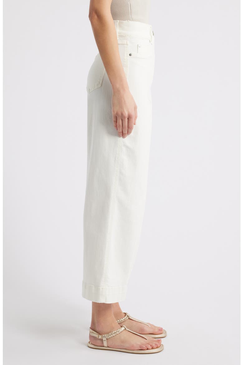 SPANXshape™ EveryWear Cropped Wide Leg Jeans, Alternate, color, CHALK WASH