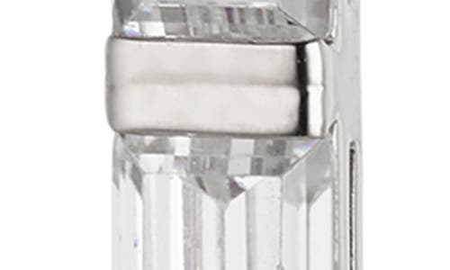NADRI NADRI CHATEAU CRYSTAL LINEAR DROP EARRINGS