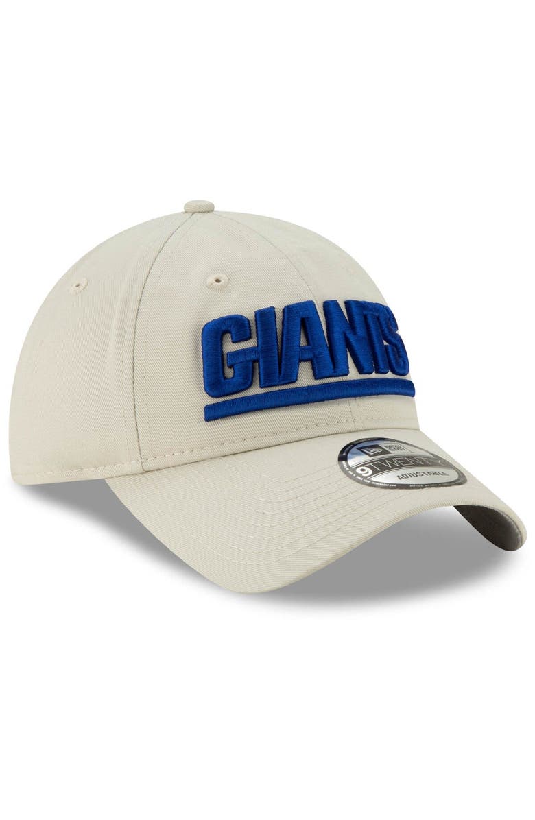New Era Men's New Era Khaki New York Giants Wordmark Playmaker 9TWENTY Adjustable Hat, Alternate, color, 