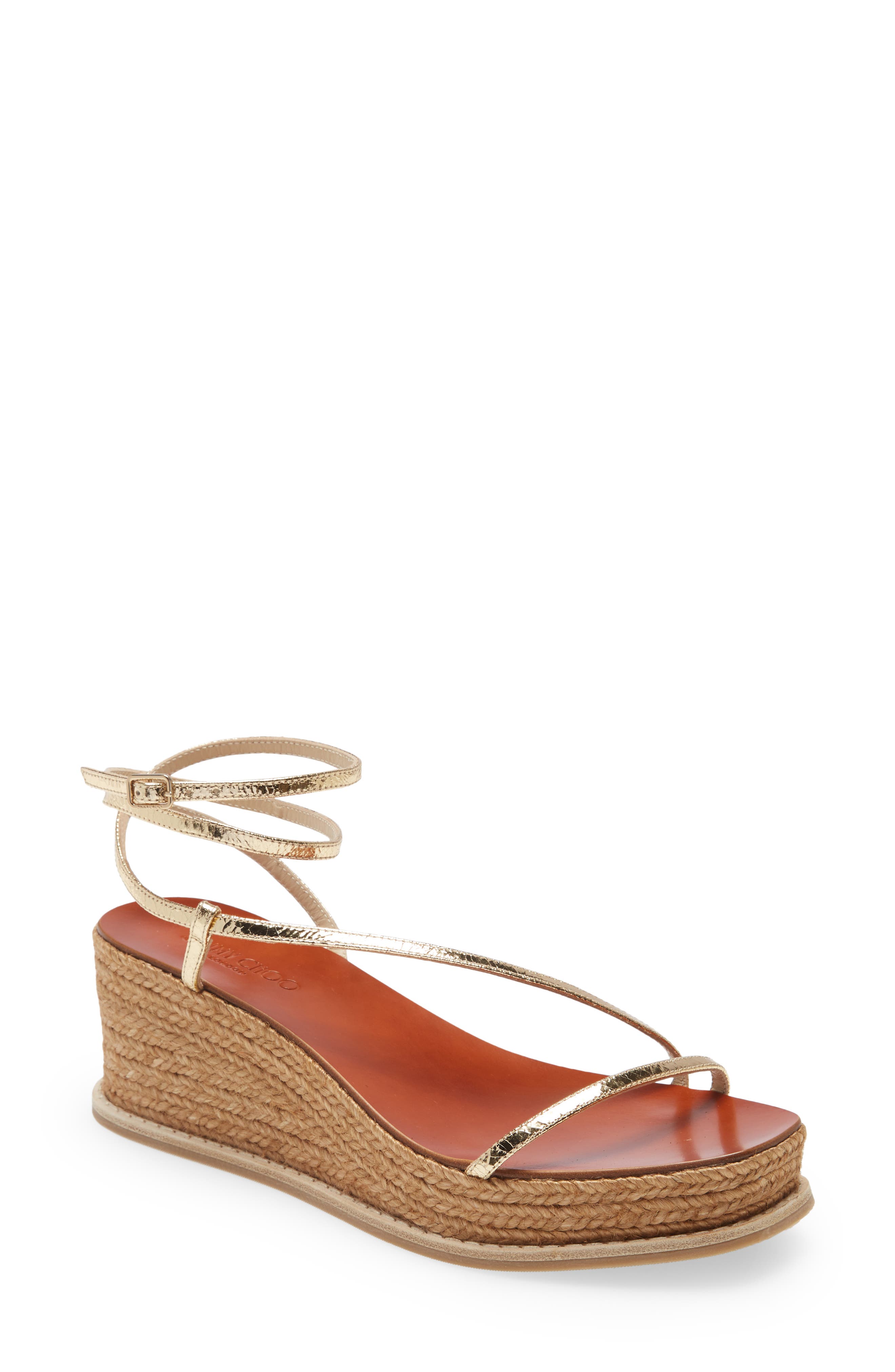 Jimmy Choo Drive Ankle Strap Espadrille Sandal