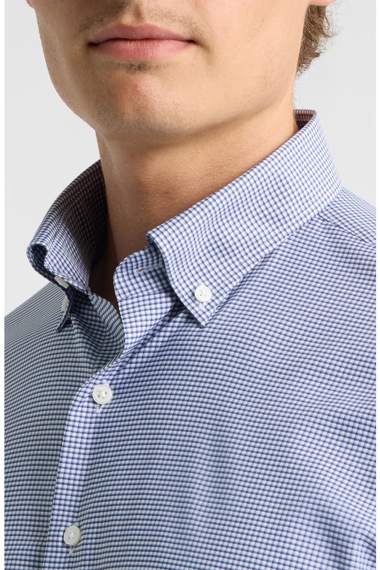 Leo Performance Twill Sport Shirt, Alternate, color, NAVY