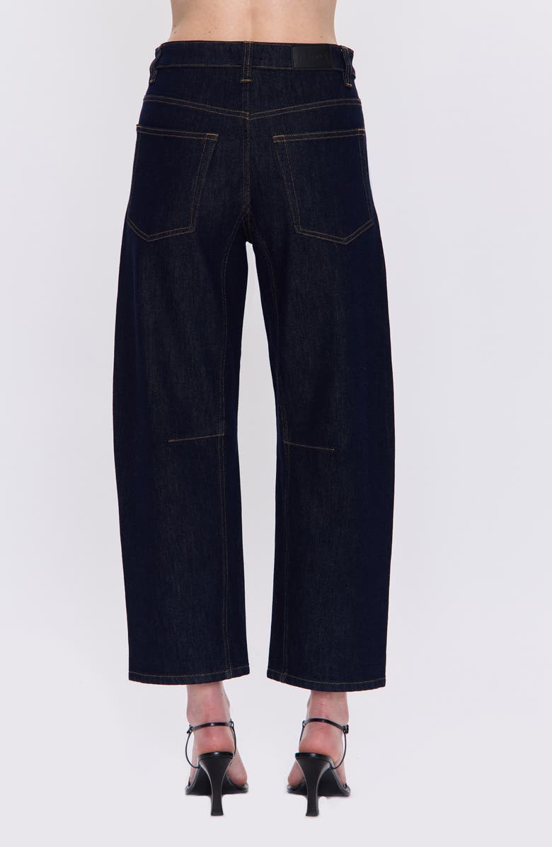 Pistola Beau High Waist Ankle Barrel Jeans, Alternate, color, Nightfall