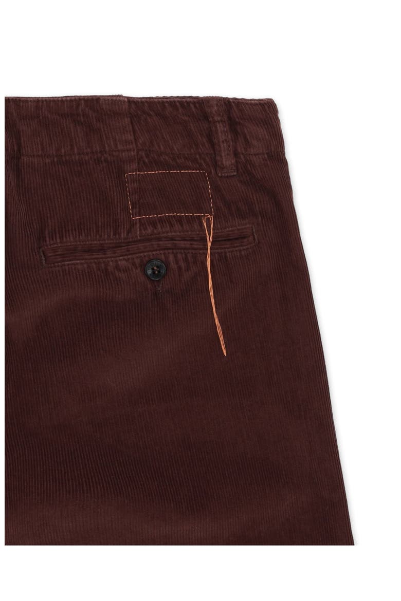 Pink Corduroy Trousers, Alternate, color, Burgundy