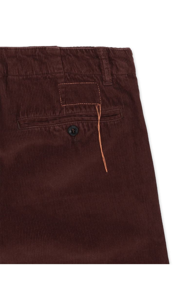 Fortela Pink Corduroy Trousers, Alternate, color, Burgundy
