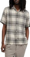 AllSaints Padres Plaid Camp Shirt