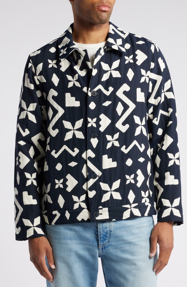 Wax London Iggy Block Geo Jacquard Jacket, Alternate, color,