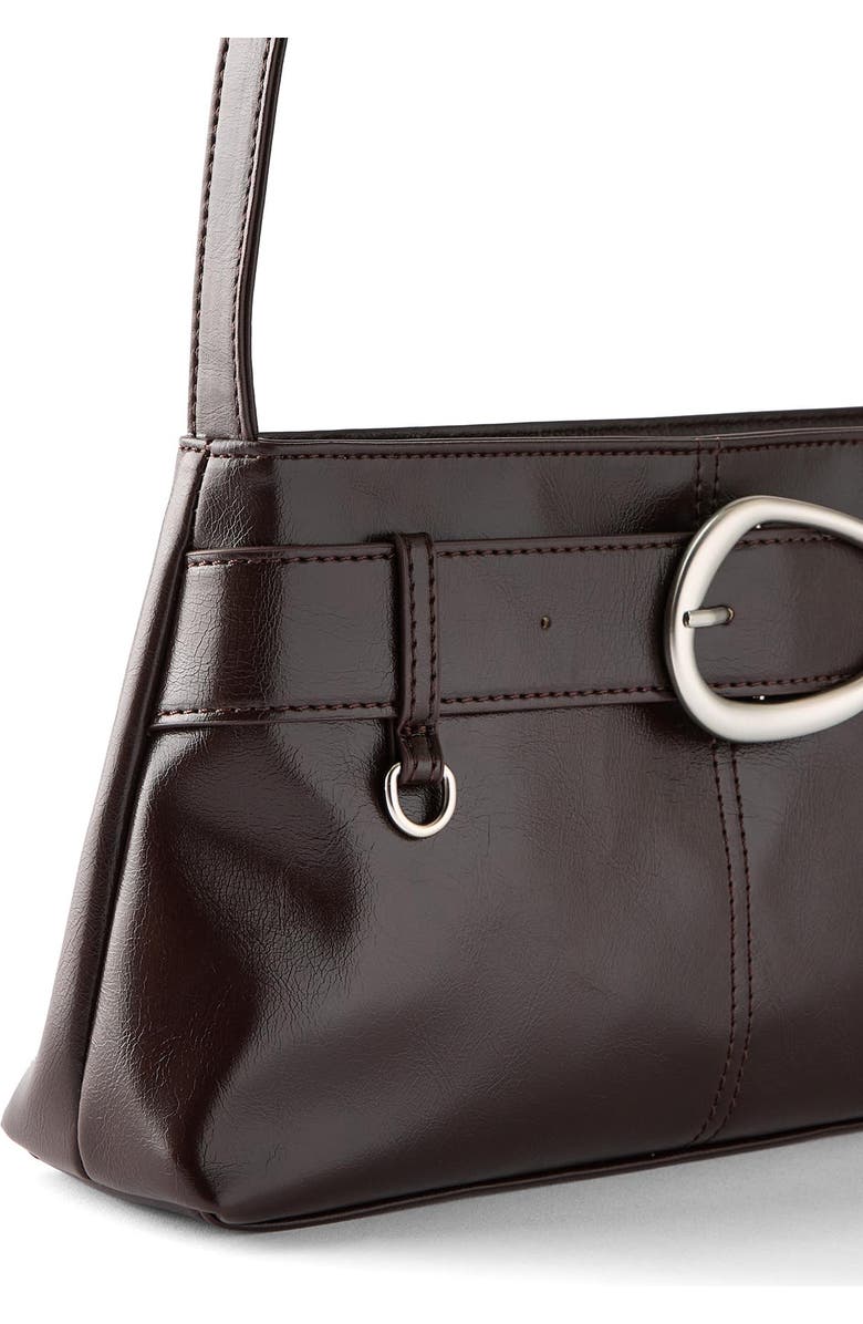 Cotton On Maeve Underarm Bag, Alternate, color, Choc Pu