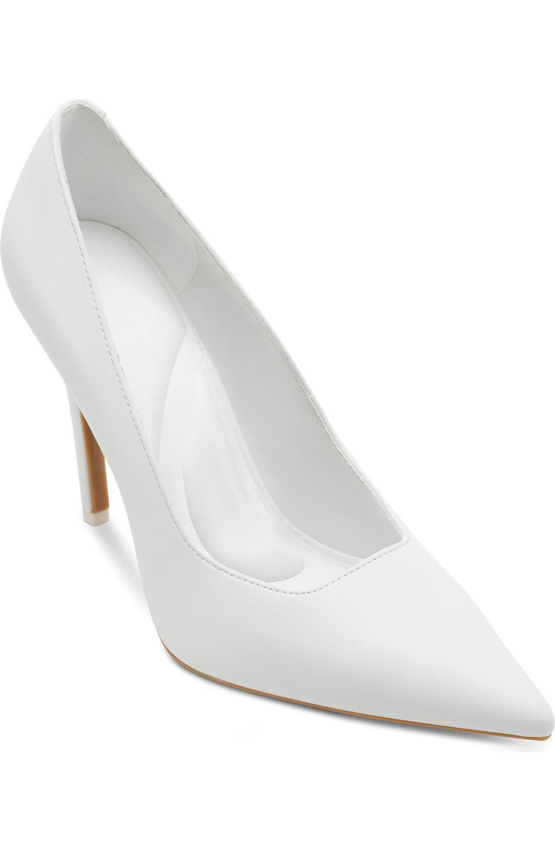 DKNY Mickel Pointed Toe Pump, Main, color, White