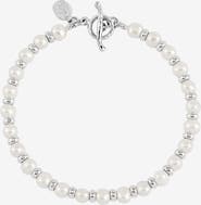 Dower & Hall Men's  Pearl Halo Bracelet