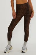Beach Riot Piper High Waist Leopard Print Leggings