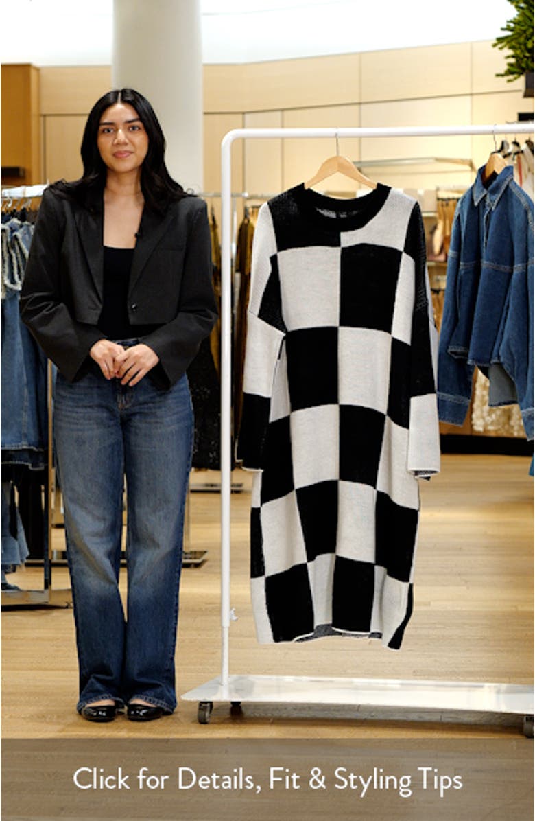 Literally Limitless Long Sleeve Oversize Sweater Dress, sales video thumbnail