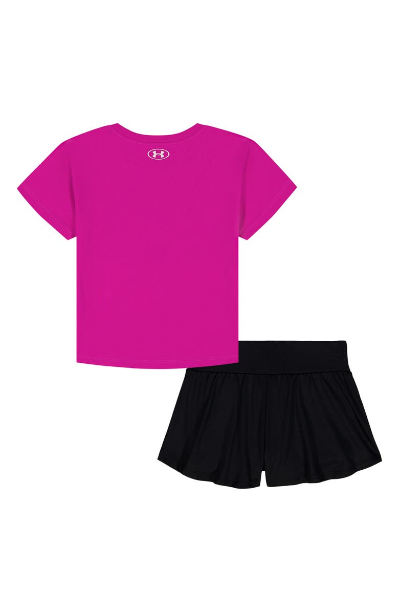 Under Armour Kids' Flare Graphic T-Shirt & Skort Set, Alternate, color, Fuchsia