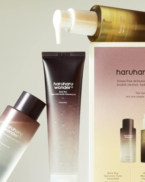 Haruharu Wonder Cleanse & Glow Set