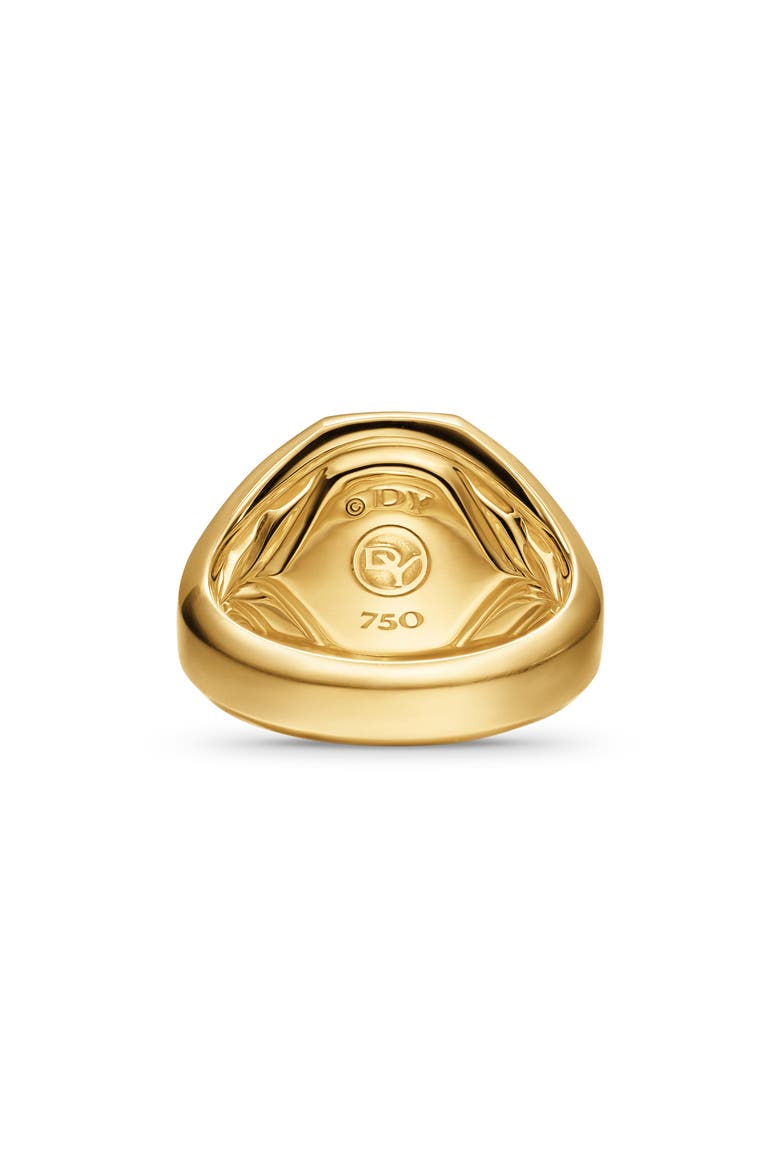 Men's Streamline Signet Ring, Alternate, color, GOLD